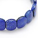 Natural Lapis Lazuli Stretch Bracelets BJEW-O094-01-3
