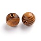 Perle di legno naturale rotonde WOOD-Q009-10mm-LF-2