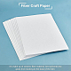 Benecreat 10 pz rettangolo guarnizione in carta in fibra ceramica DIY-BC0004-41-4