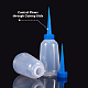 プラスチック接着剤ボトル  透明なプラスチック漏斗ホッパー付き  ブルー DIY-BC0002-38-5