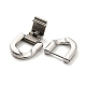 304 Stainless Steel Fold Over Clasps STAS-D026-01C-P-2