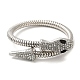 Bracelets à chaîne serpent ronde en alliage BJEW-Z018-02P-1