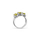 Elegante anillo de banda ancha de plata de ley shegrace JR60A-3