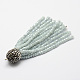 Gros pendentifs de gland de perles en verre EGLA-P023-05-2