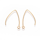 304 Stainless Steel Earring Hooks X-STAS-F227-26A-G-2