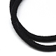 Rubber Cord Hair Ties OHAR-T001-01-4