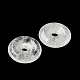 Colgantes de hebilla de seguridad de porcelana de cristal de cuarzo natural G-B052-09-2