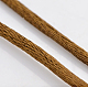 Cordons fil de nylon tressé rond de fabrication de noeuds chinois de macrame rattail NWIR-O002-11-2