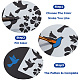 GORGECRAFT 14 Styles Large Flower Bird Drawing Stencils Bee Butterfly Template Summer Plant Painting Reusable Plastic Spray Paint Stencil Painting on Wood Wall DIY Craft Painting Home Decor DIY-GF0007-44-6