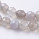 Chapelets de perles en agate à rayures naturelles/agates à bandes X-G-G581-6mm-09-3