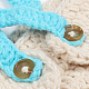 Cute Handmade Crochet Baby Hat Costume Photography Props AJEW-R030-14-7