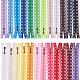 BENECREAT 48Pcs 30cm Nylon Lace Zippers DIY Coil Flower Lace Zip for Sewing Tailor Craft Dress Bag Cloth FIND-BC0001-11A-1