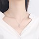 925 Sterling Silver Pendant Necklaces NJEW-BB50430-4