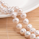Natural Pearl Beads Necklace NJEW-P126-A-08-3