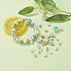 497pcs 5 cuentas de perlas de imitación de plástico abs arco iris de estilo OACR-YW0001-07B-10