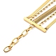 304 bracelet multibrins chaînes acier inoxydable pour femme BJEW-G674-01B-G-4