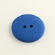 2-Hole Flat Round Wooden Buttons BUTT-Q032-62D-2