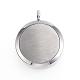 316 Surgical Stainless Steel Diffuser Locket Pendants STAS-H342-24P-3