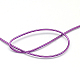 丸アルミ線  柔軟なクラフトワイヤー  ビーズジュエリー人形クラフト作り用  暗紫色  20ゲージ  0.8mm  300m / 500g（984.2フィート/ 500g） AW-S001-0.8mm-11-2