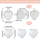Sunnyclue Kit de fabrication de pendentif en forme de dôme en forme de cœur vierge DIY-SC0023-02-2