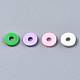 Handmade Polymer Clay Beads Strands CLAY-R089-6mm-T02B-47-3