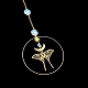 Grandes décorations pendantes en laiton HJEW-M005-03G-02-3