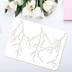 FINGERINSPIRE Lightning Painting Stencil 8.3x11.7inch Plastic PET Lightning Pattern Drawing Template Hollowed Lines Pattern Stencil for Painting Nature Theme Template for Painting on Wood Fabric DIY-WH0396-689-3