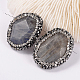 Oval Natural Faceted Labradorite Beads G-F233-53-2