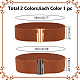 Wadorn 2 pièces 2 couleurs ceintures corset élastiques en polyester AJEW-WR0002-20A-2
