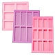 Moldes de silicona de jabón rectangular DIY-GA0001-56-1