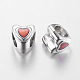 Valentine Gifts Ideas for Her Alloy European Beads LFD8290Y-2-NF-2