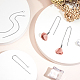 Kits de fabrication de boucles d'oreilles bricolage unicraftale DIY-UN0001-73-4