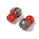 Perles vernissées manuelles&nbsp;LAMP-R001-04C-3