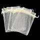 Rectangle organza sacs à cordon&nbsp;CON-PW0001-054C-18-1