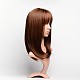 Fabelhafte Frauen Haare Cosplay langen geraden Partei Haar Hochtemperaturfaser Perücken OHAR-I005-35A-2
