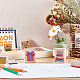Craspire conjunto de sellos de goma de madera vintage feliz cumpleaños sellos de goma montados decorativos almohadilla de tinta lápiz de color para hacer tarjetas elaboración de cartas diario scrapbooking diy DIY-CP0001-79-5