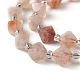 Natural Sunstone Beads Strands G-J390-A01-2