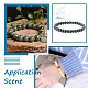 Crafans bricolage kit de fabrication de bracelets de pierres précieuses DIY-CF0001-19-8