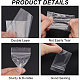 BENECREAT 200 Pack 3 Mil Clear Resealable Heavy Duty Plastic Reclosable Zipper Bags - 1.5