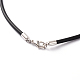 Round Leather Cord Necklaces Making AJEW-E010-04-1.5mm-2