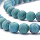 Perles synthétiques chrysocolla brins G-T106-194-2