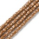 Chapelets de perles en goldstone synthétique G-F748-P02-01-1