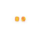 ガラスシードビーズ  不透明色  レッドオレンジ  2mm  穴：0.8mm SEED-R001-8-6