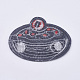 機械刺繍布地手縫い/アイロンワッペン  マスクと衣装のアクセサリー  パイルレットアップリケ  ケーキ  カラフル  70x91x1.5mm DIY-WH0055-11-2