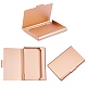 6pcs 3 colores caja de trazo de tarjetas de visita de aleación de aluminio AJEW-SZ0001-55A-6