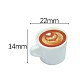 Ornamenti per tazze di caffè in miniatura in resina X-PW-WG14105-04-1