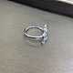 Sterling Silber Ringe&nbsp;PW-WG39601-01-4