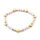 Ensembles de bracelets extensibles en perles d'argile polymère faites à la main BJEW-JB06353-02-10