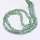 Faceted Flat Round Electroplate Frosted Crystal Glass Beads Strands EGLA-F014-C08-3
