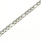Fashionable 304 Stainless Steel Figaro Chain Necklaces for Men STAS-A028-N015-3